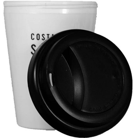 Fehér termos pohár